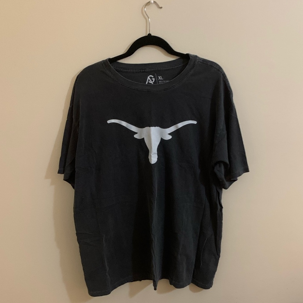 Mens gray grey XL university of texas t shirt UT